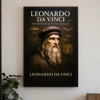 Leonardo da Vinci The Visionary of the Renaissance Poster PosterGoat