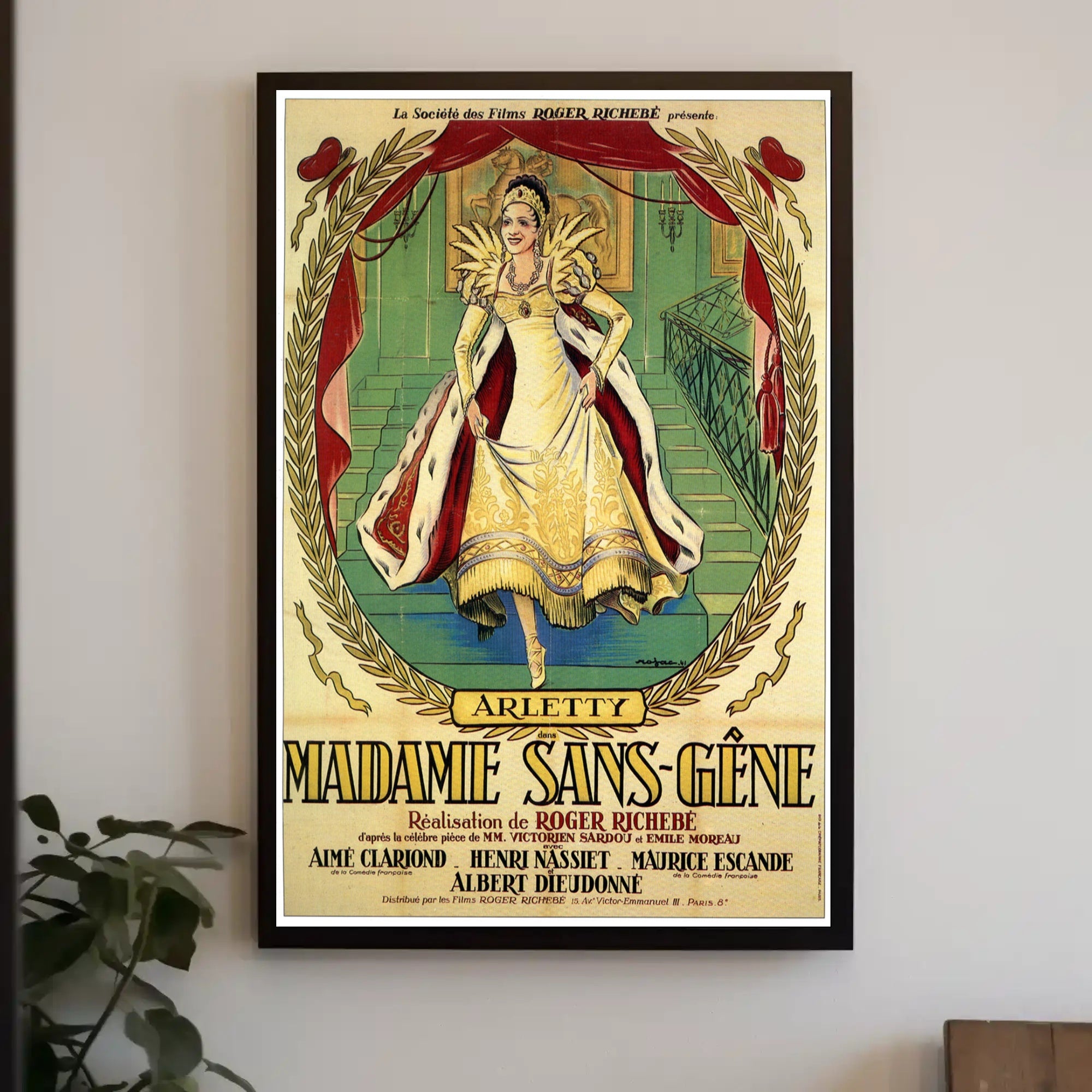 Madame Sans-Gêne Historical Theatre Art Poster