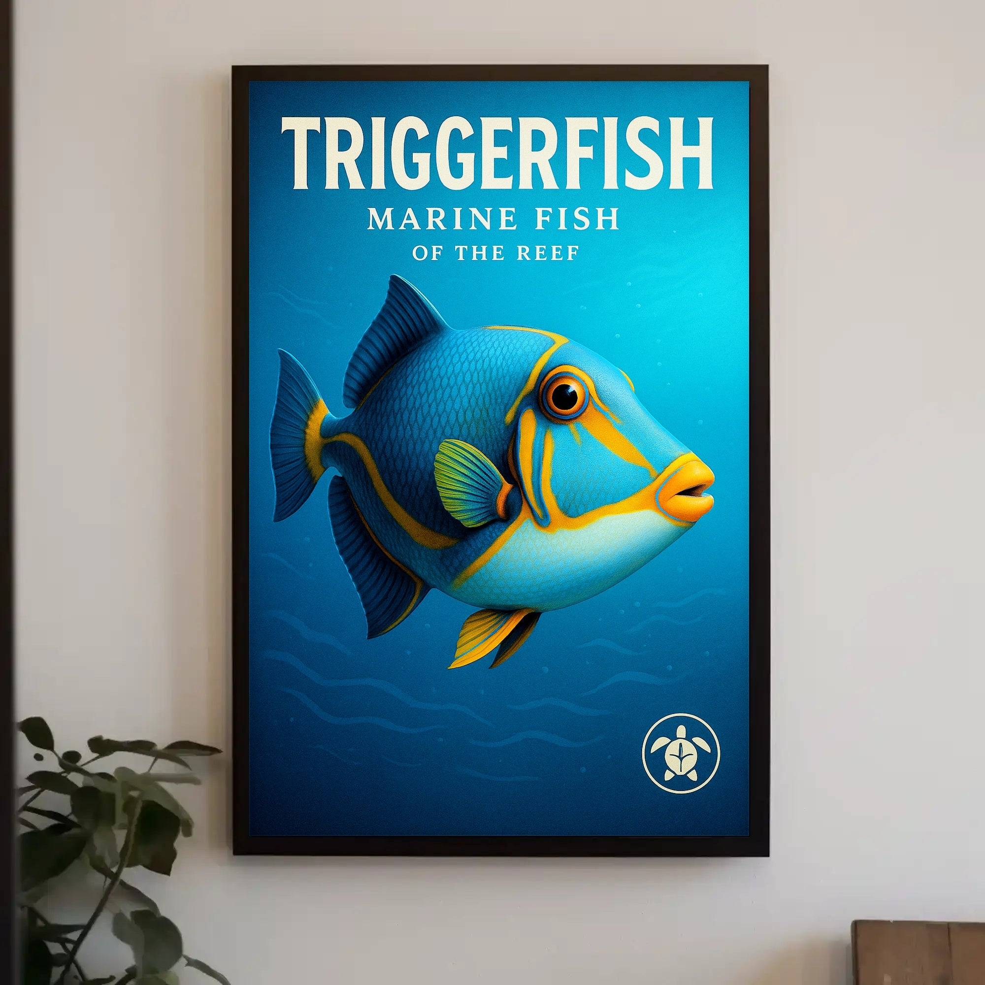 Triggerfish Marine Fish of the Reef Poster PosterGoat