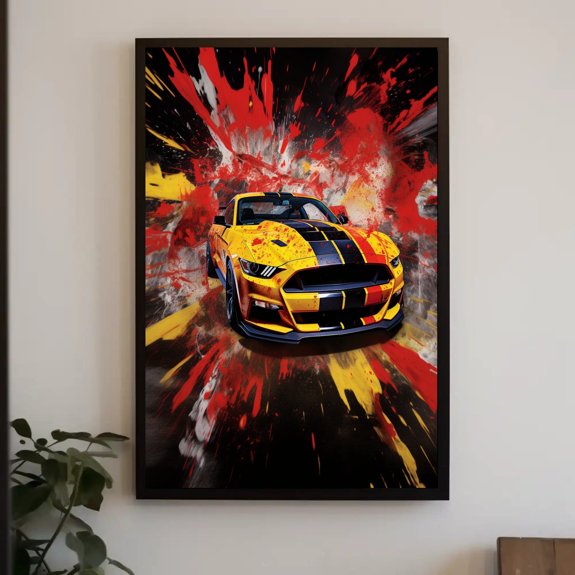 Vibrant Speed Explosion Poster PosterGoat