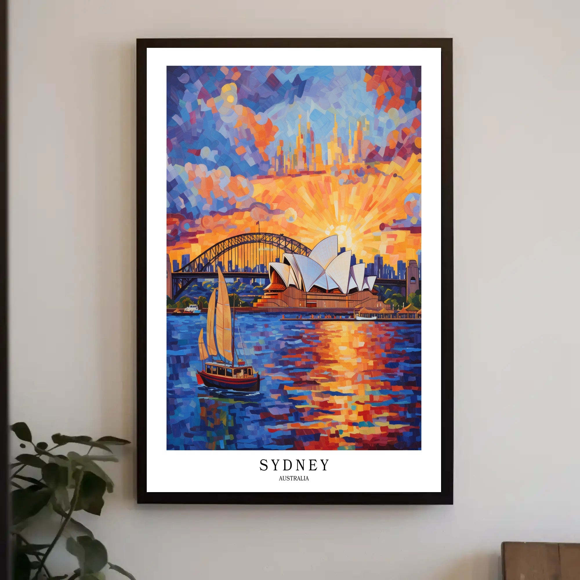 Sydney Skyline Poster PosterGoat