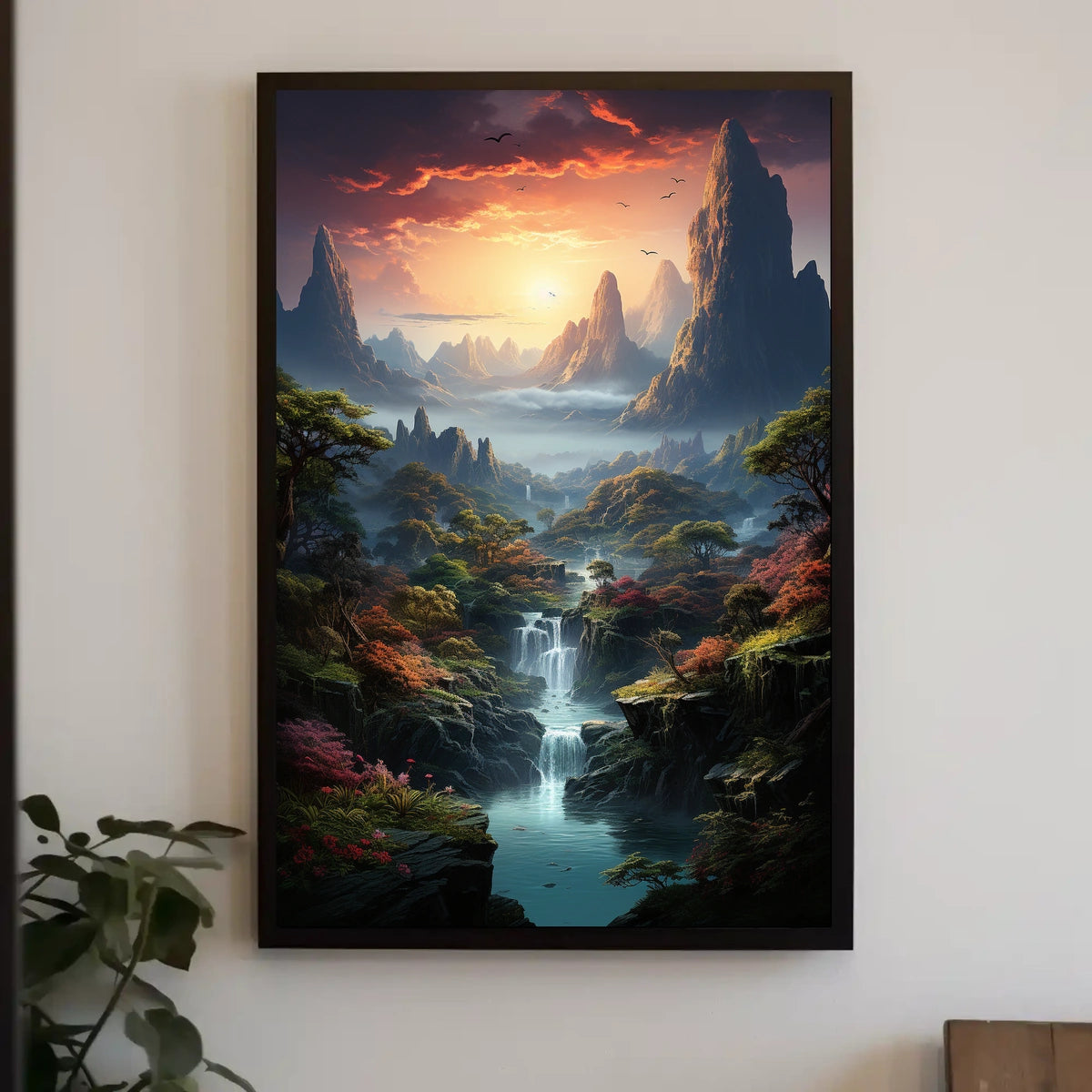 Majestic Mountain Landscape Poster