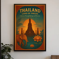 Thailand Land Of Smiles Poster
