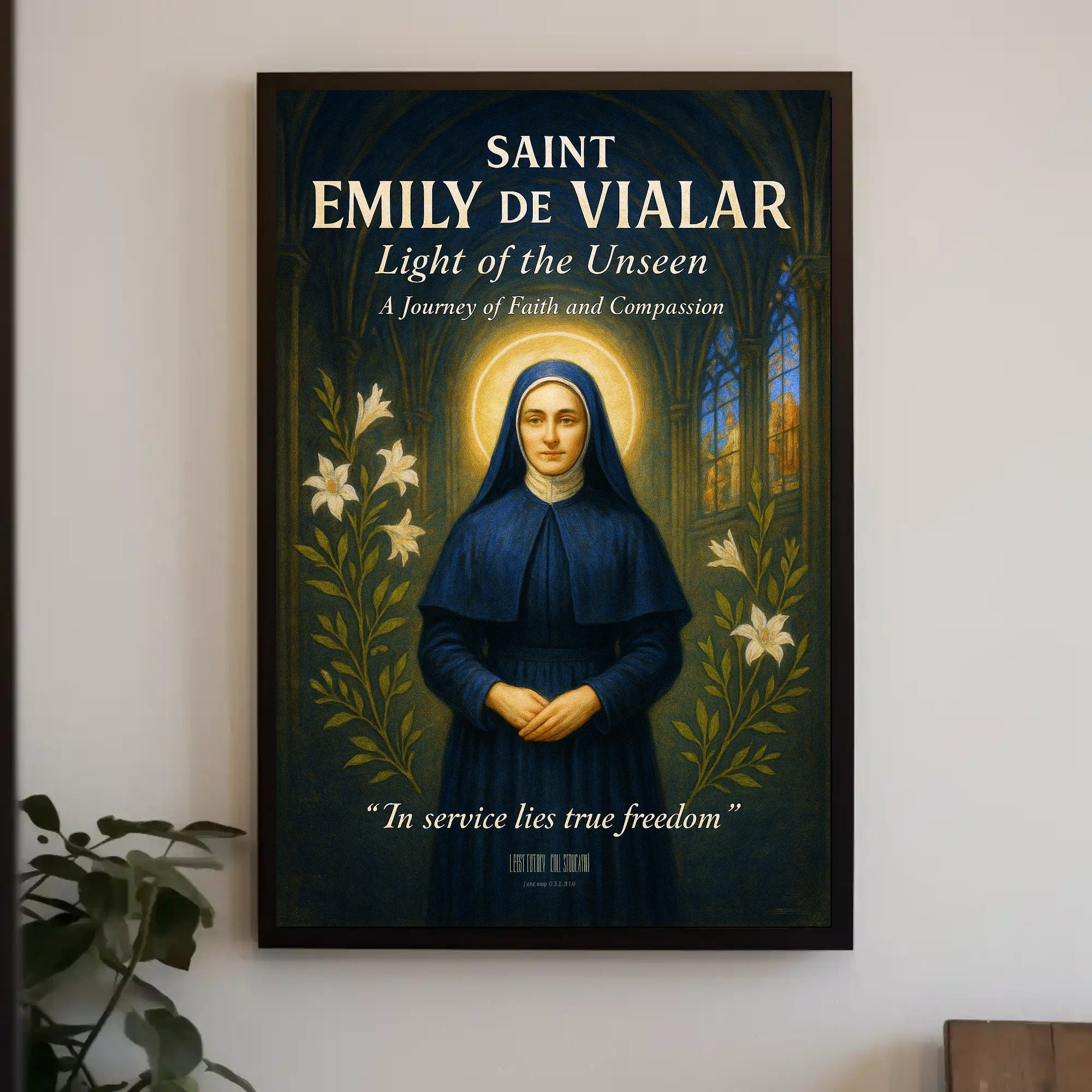 Saint Emily de Vialar Light of the Unseen Poster PosterGoat