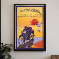 The Flying Merkel Poster PosterGoat