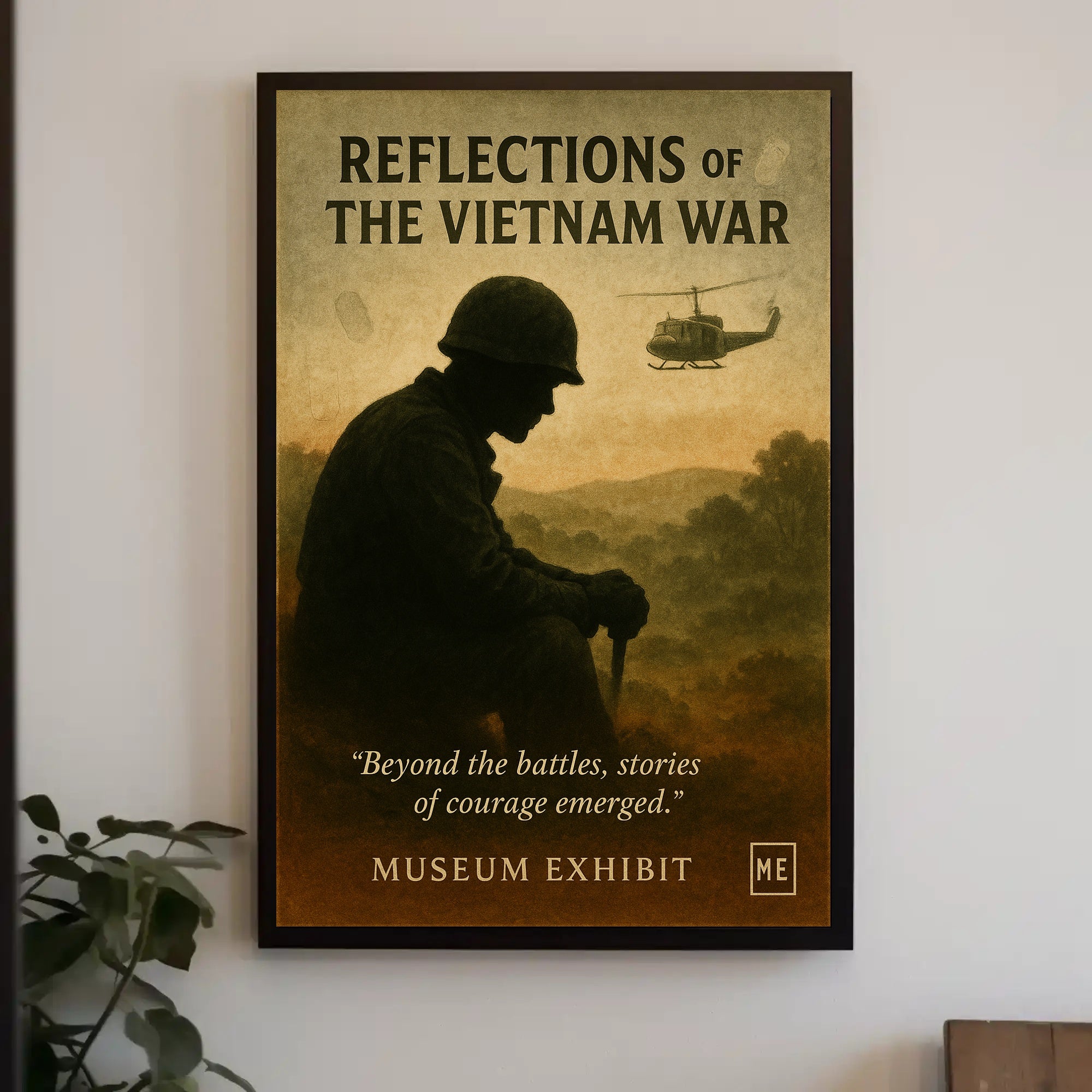 Reflections of the Vietnam War Poster Art Print