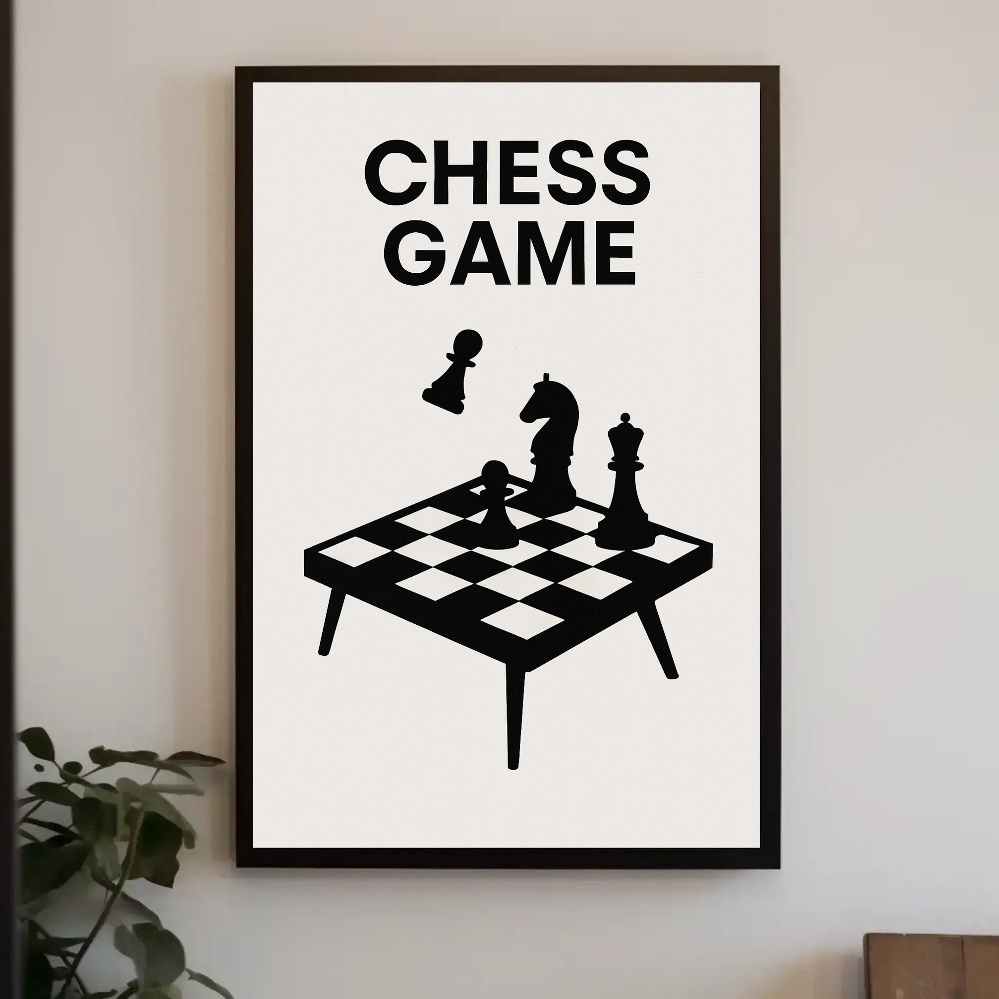 Chess Game Poster PosterGoat