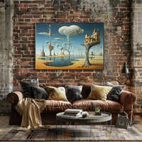 Whimsical Surreal Landscape Art Fantasy or Mythology Poster