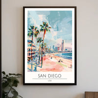 San Diego Scenic Poster PosterGoat