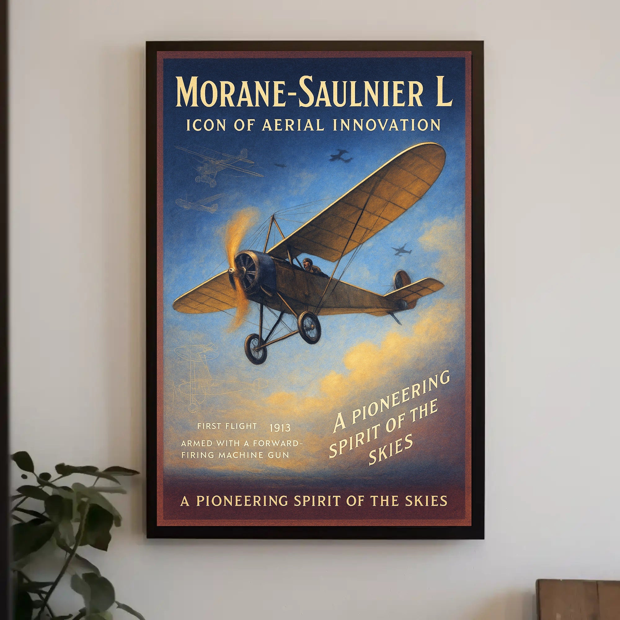 Morane-Saulnier L Icon of Aerial Innovation Poster PosterGoat