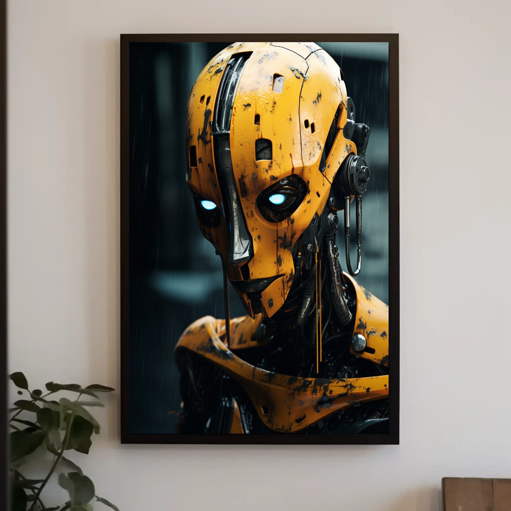 The Futuristic Sentinel Poster PosterGoat