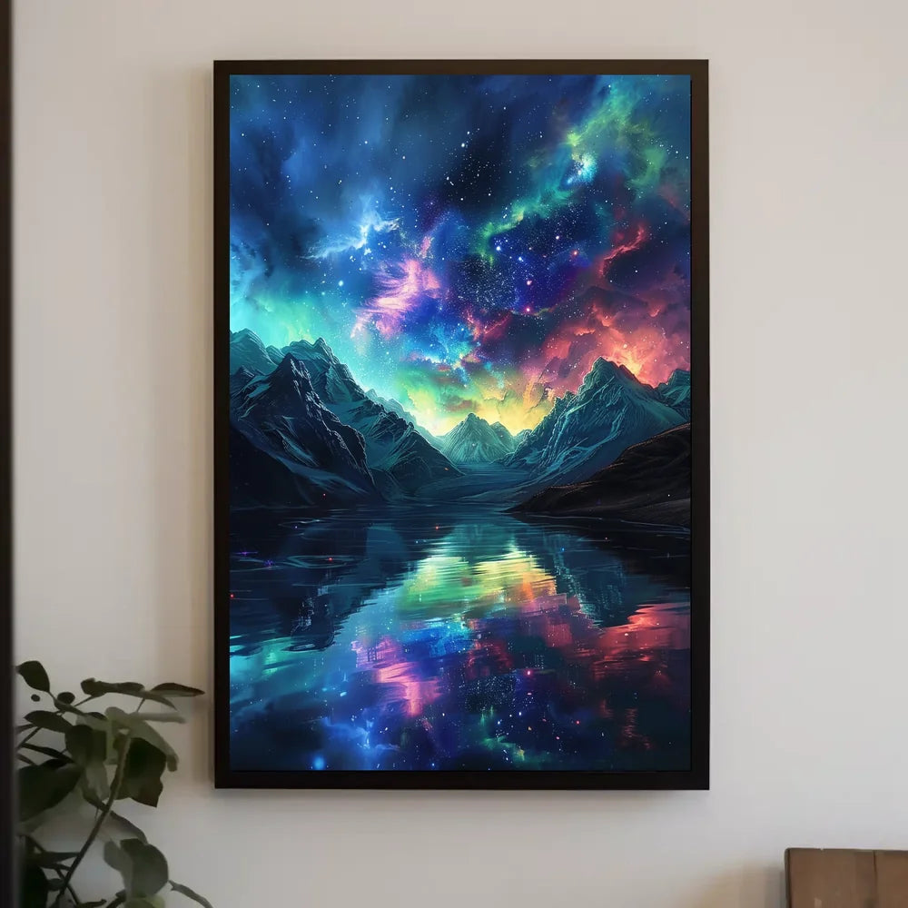 Cosmic Dreamscape: Surreal Starry Sky Art Poster