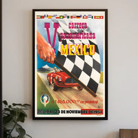 V Carrera Panamericana 1954 Poster