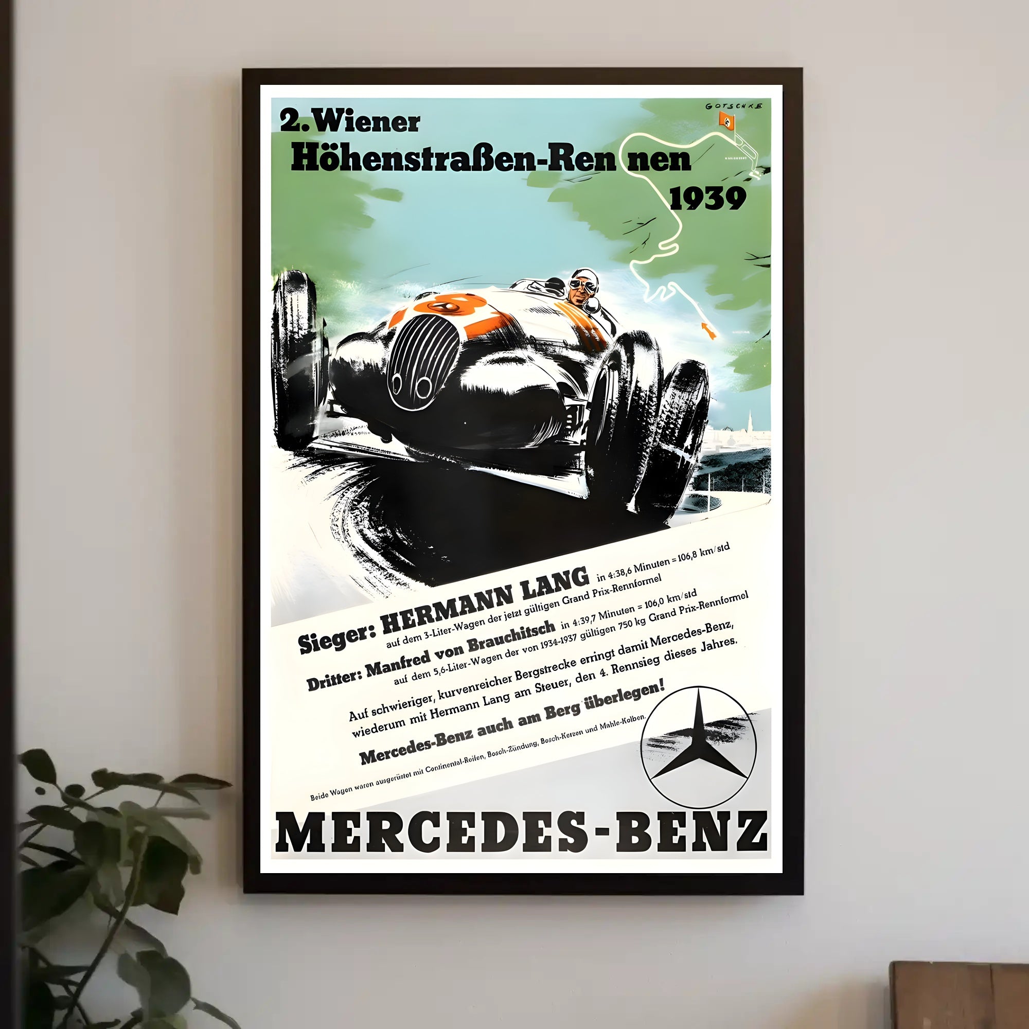 Vintage 1939 Travel Poster Art Print Decor