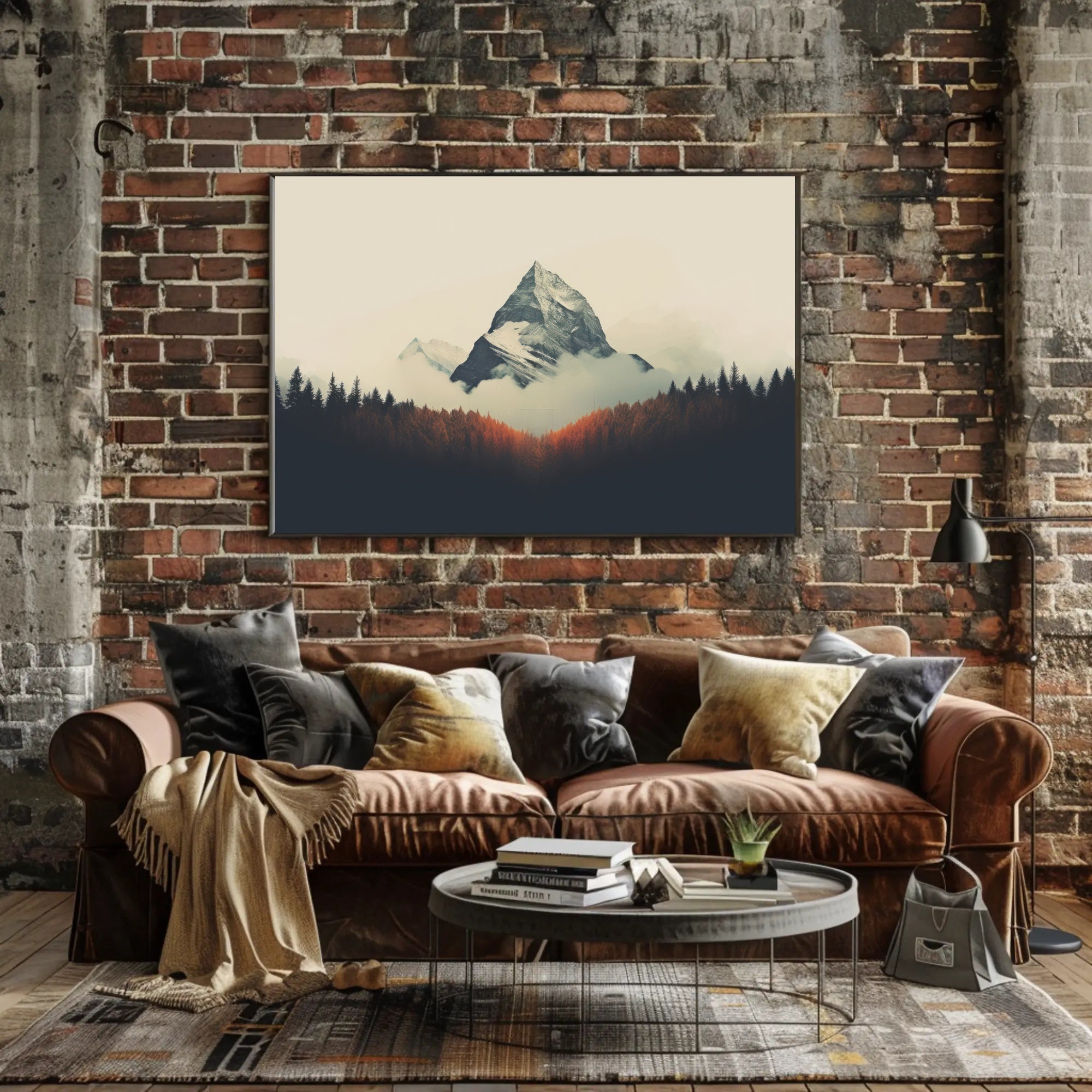 Majestic Mountain Peaks Poster