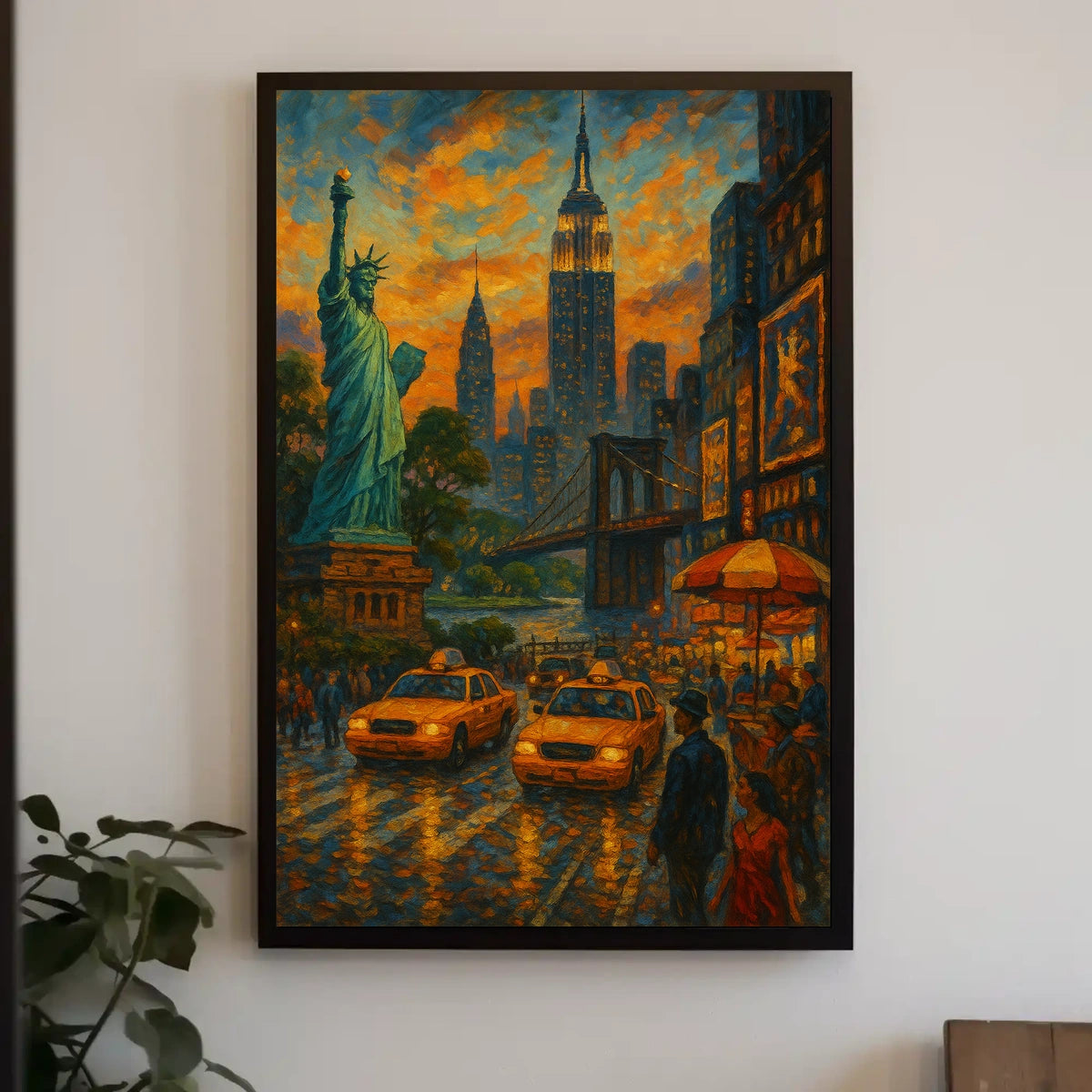 New York City Dreamscape Poster For Urban Art Lovers