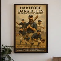 Hartford Dark Blues Legends of the 70s Diamond Poster