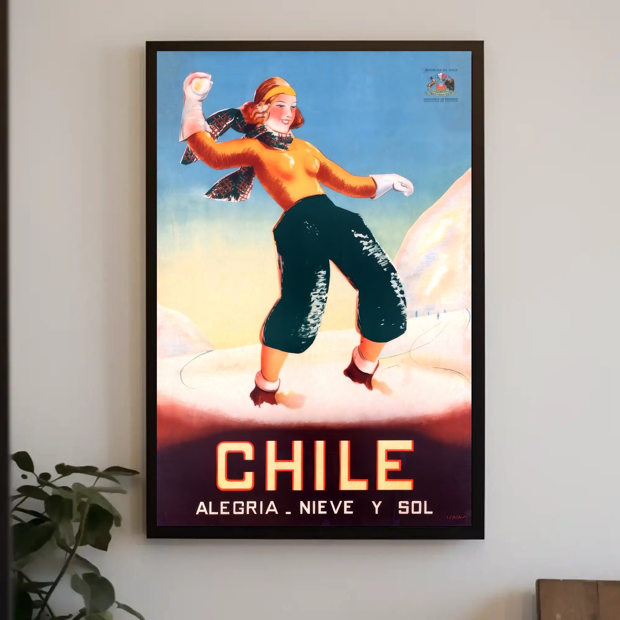 Chile: Joy, Snow, and Sun Poster PosterGoat