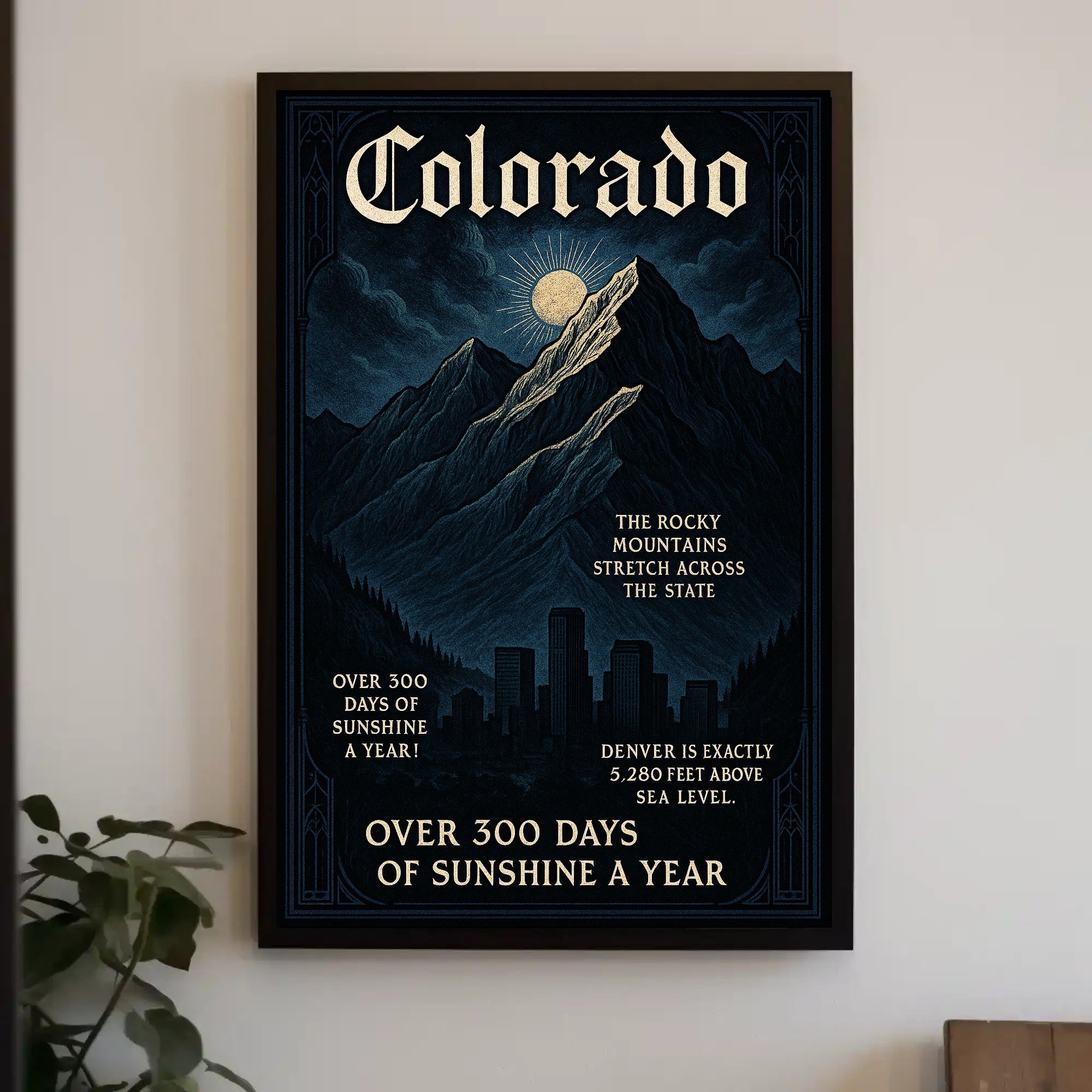 Colorado The Sunshine State Poster