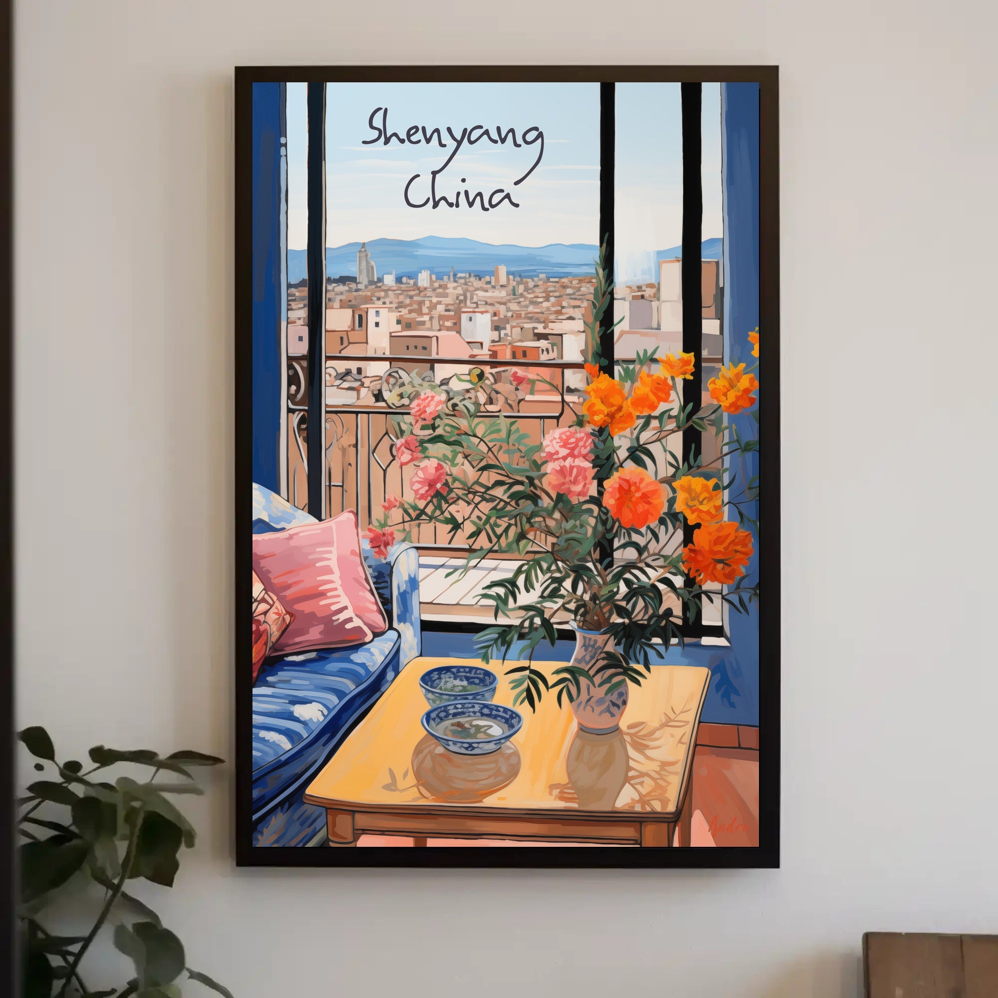 Serene Shenyang View Poster