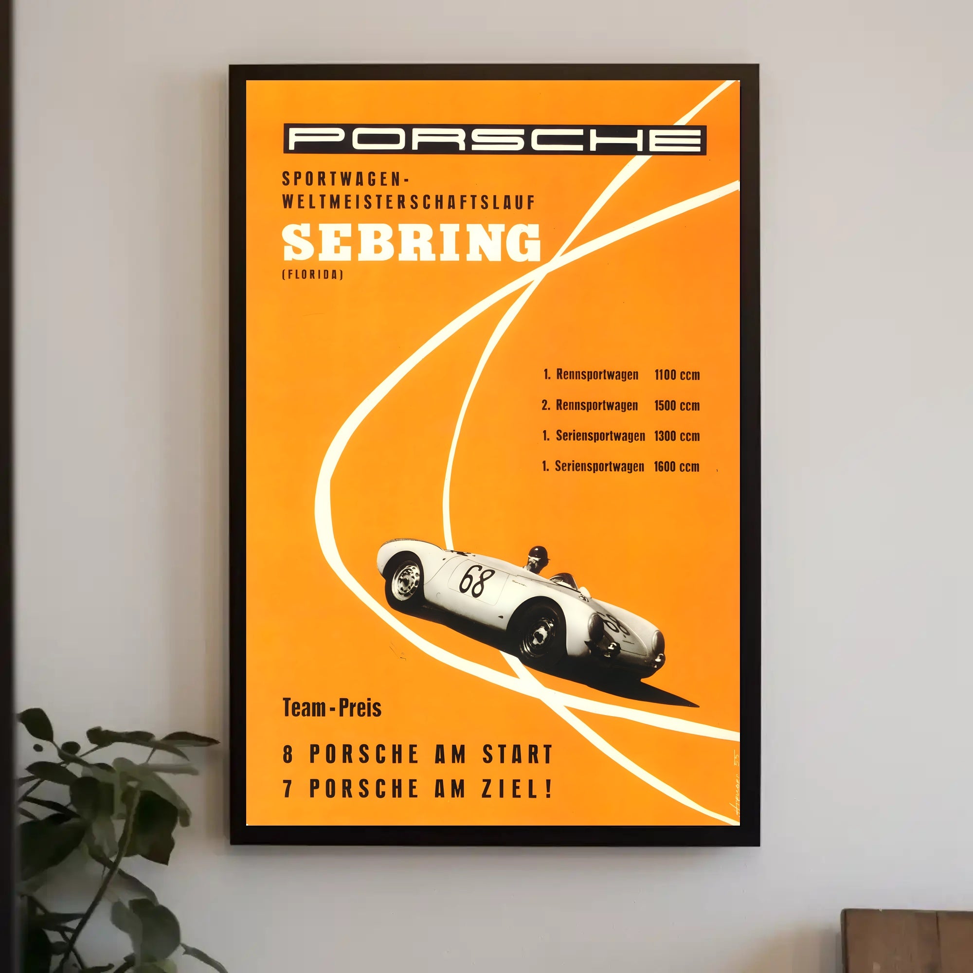 Porsche Sportwagen Championship at Sebring Poster