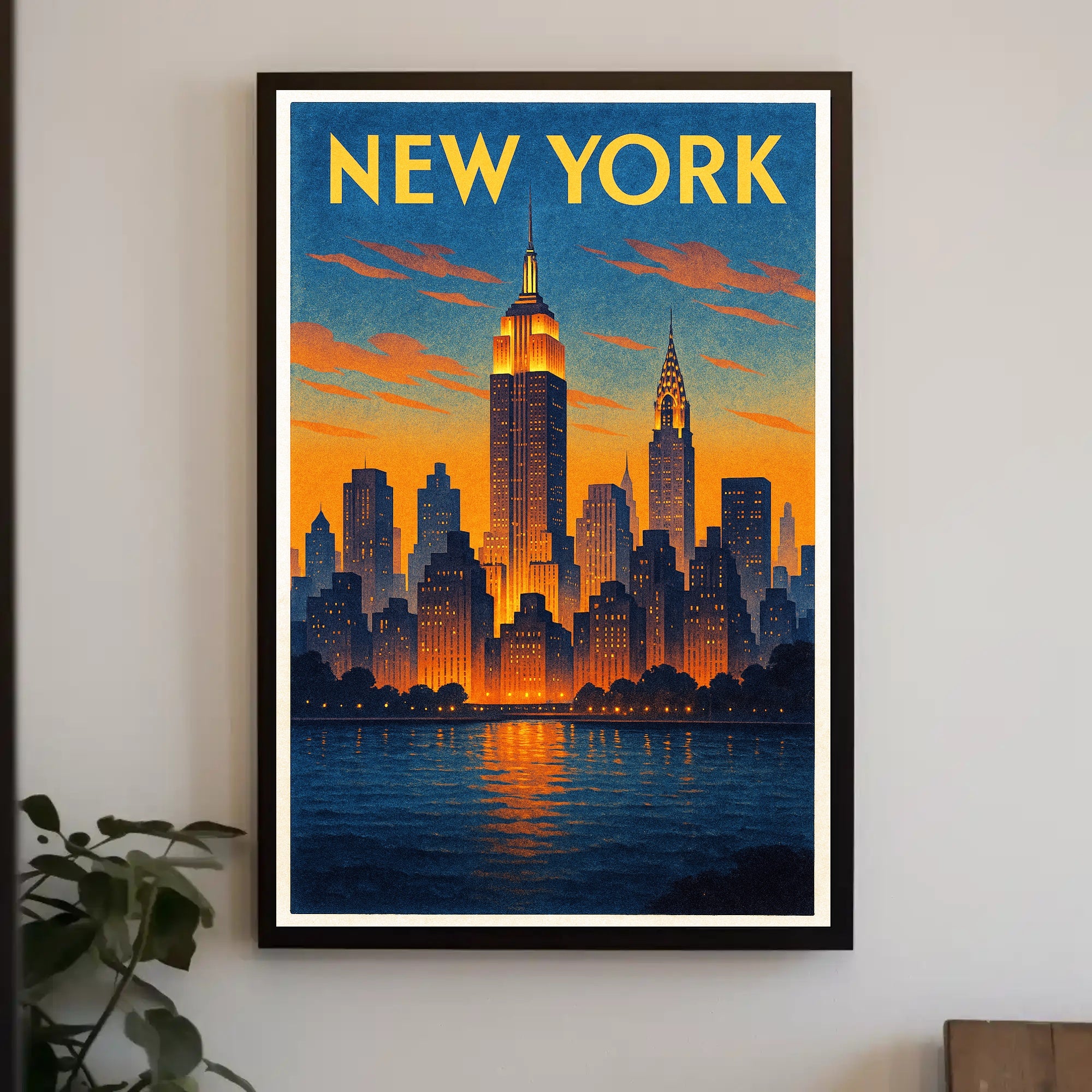 New York City Skyline Poster PosterGoat