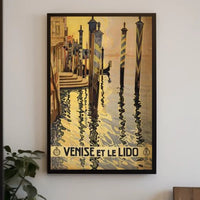 Venise et le Lido Poster PosterGoat