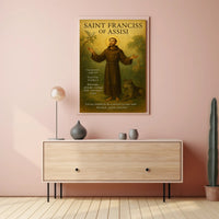 Saint Francis Religious Iconography Cultural Heritage Poster