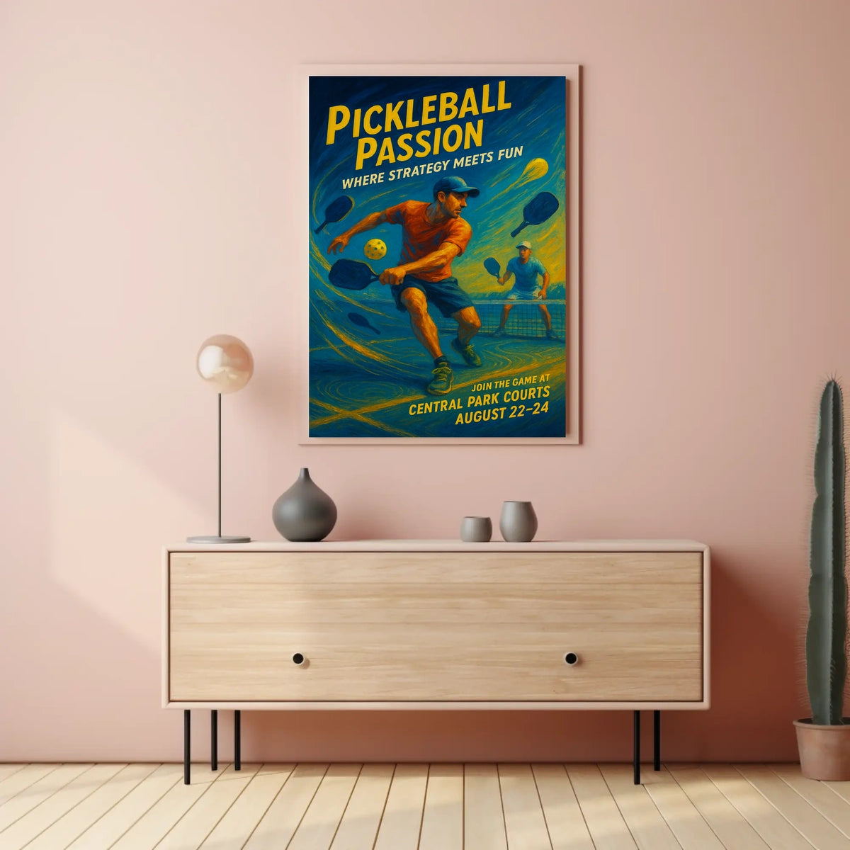 Pickleball Passion Poster