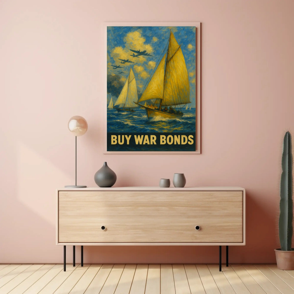 Buy War Bonds A Patriotic Call Poster