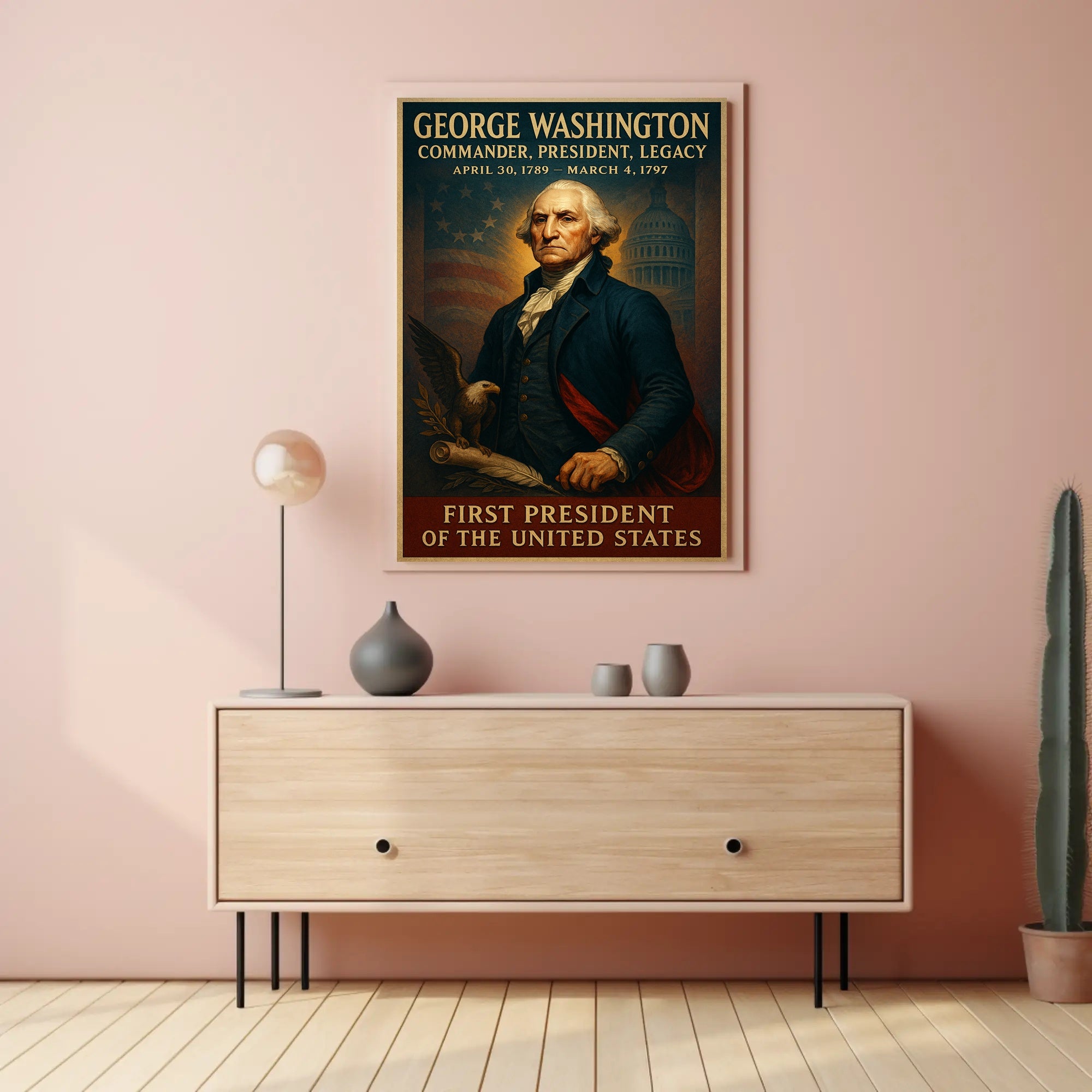 George Washington 1st President Poster PosterGoat