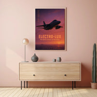 Lockheed ES-3A Shadow in Flight Aviation Poster