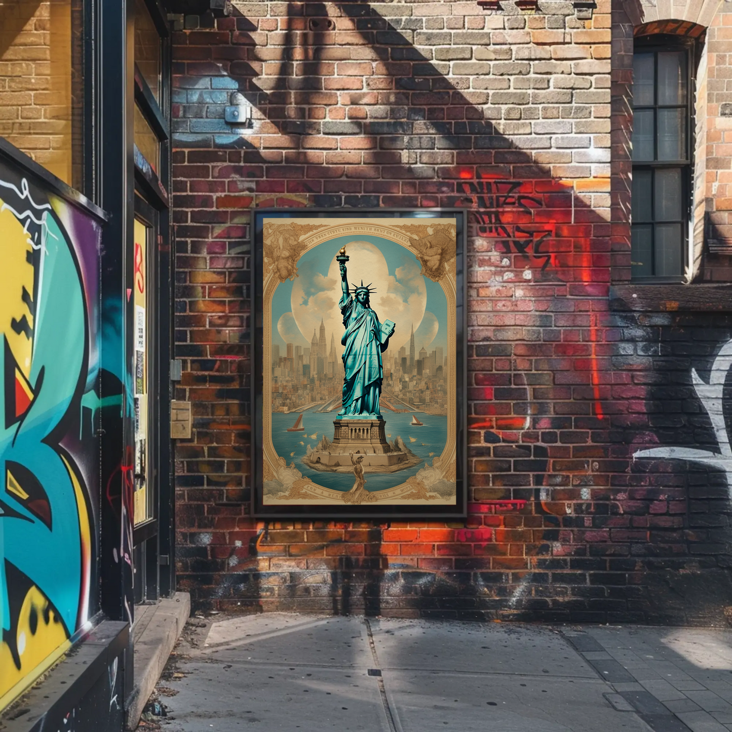Statue of Liberty Vintage Poster