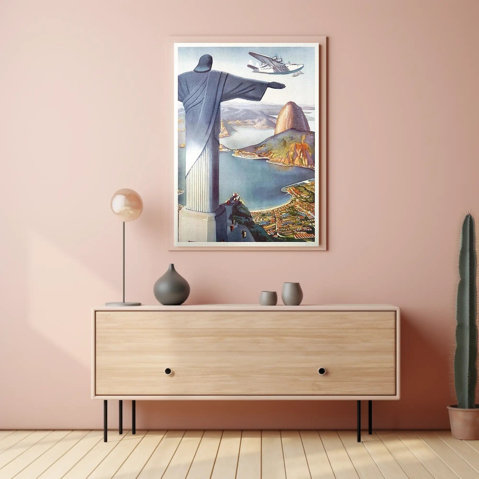 Soaring Over Rio Poster PosterGoat