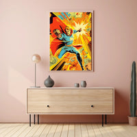 Dynamic Heroic Charge Poster