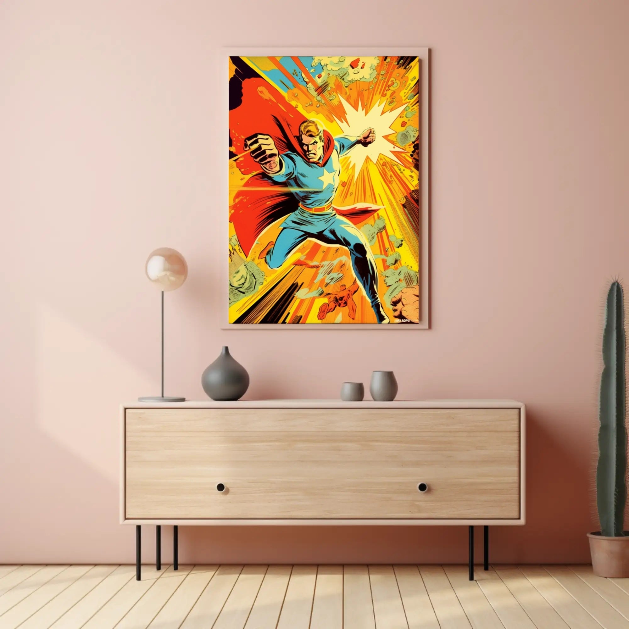 Dynamic Heroic Charge Poster