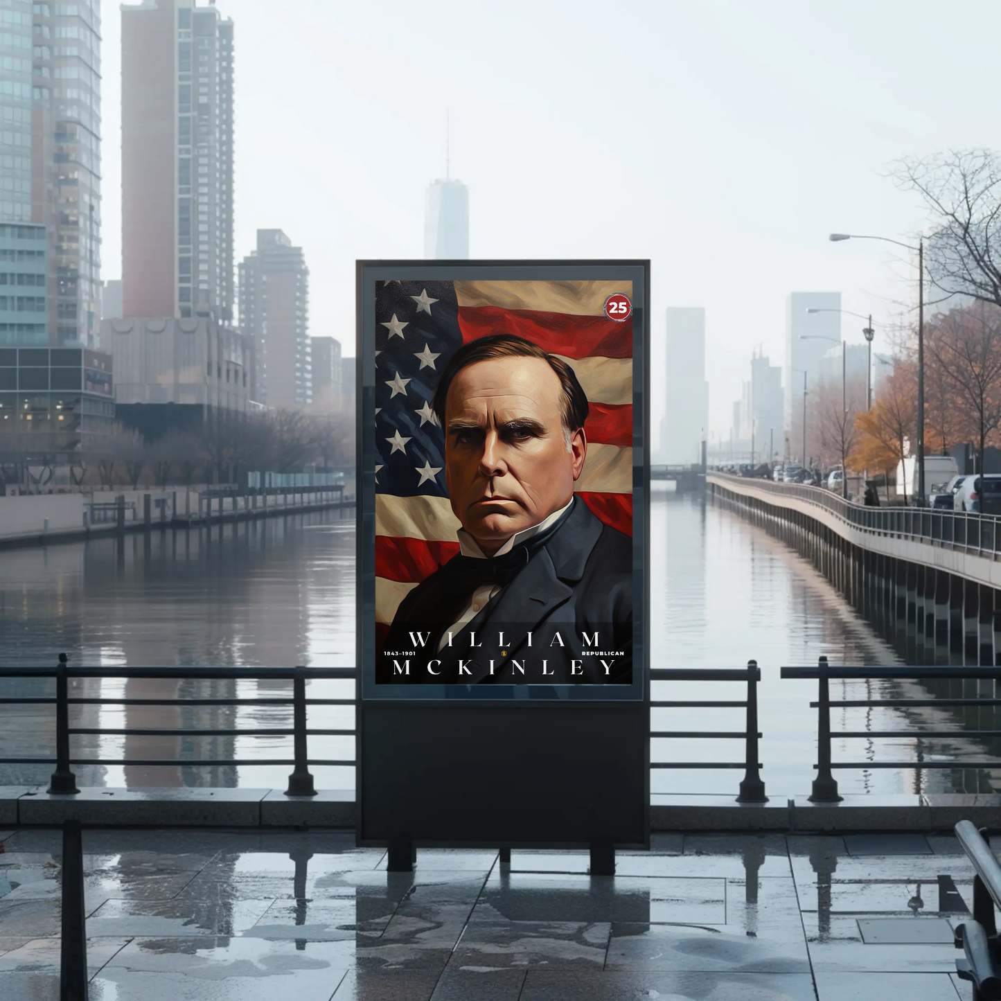 Wiliam McKinley 25th President Of The United States Portrait