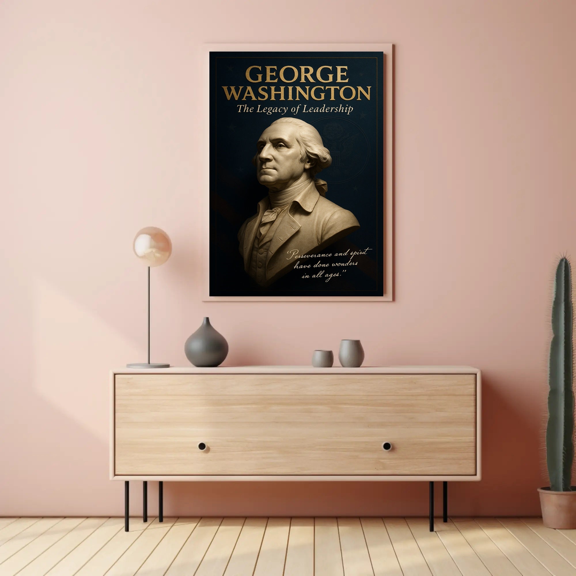 George Washington The Legacy of Leadership Poster