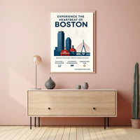 Experience the Heartbeat of Boston Poster PosterGoat