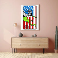 Stop U.S. Intervention Poster PosterGoat