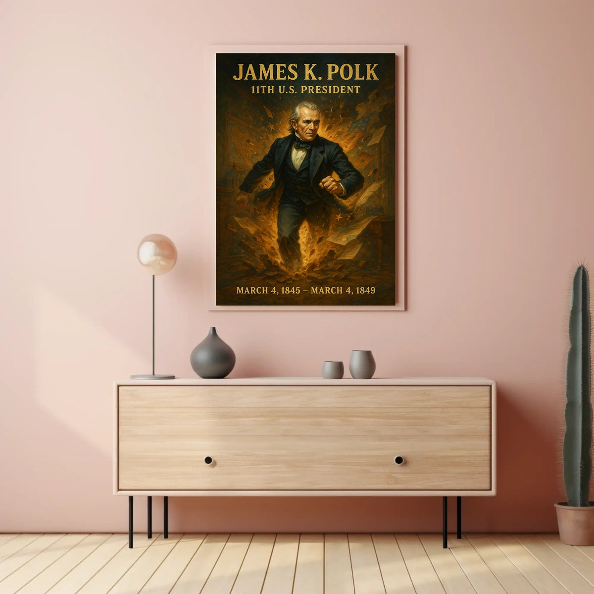 James K. Polk 11th President Poster