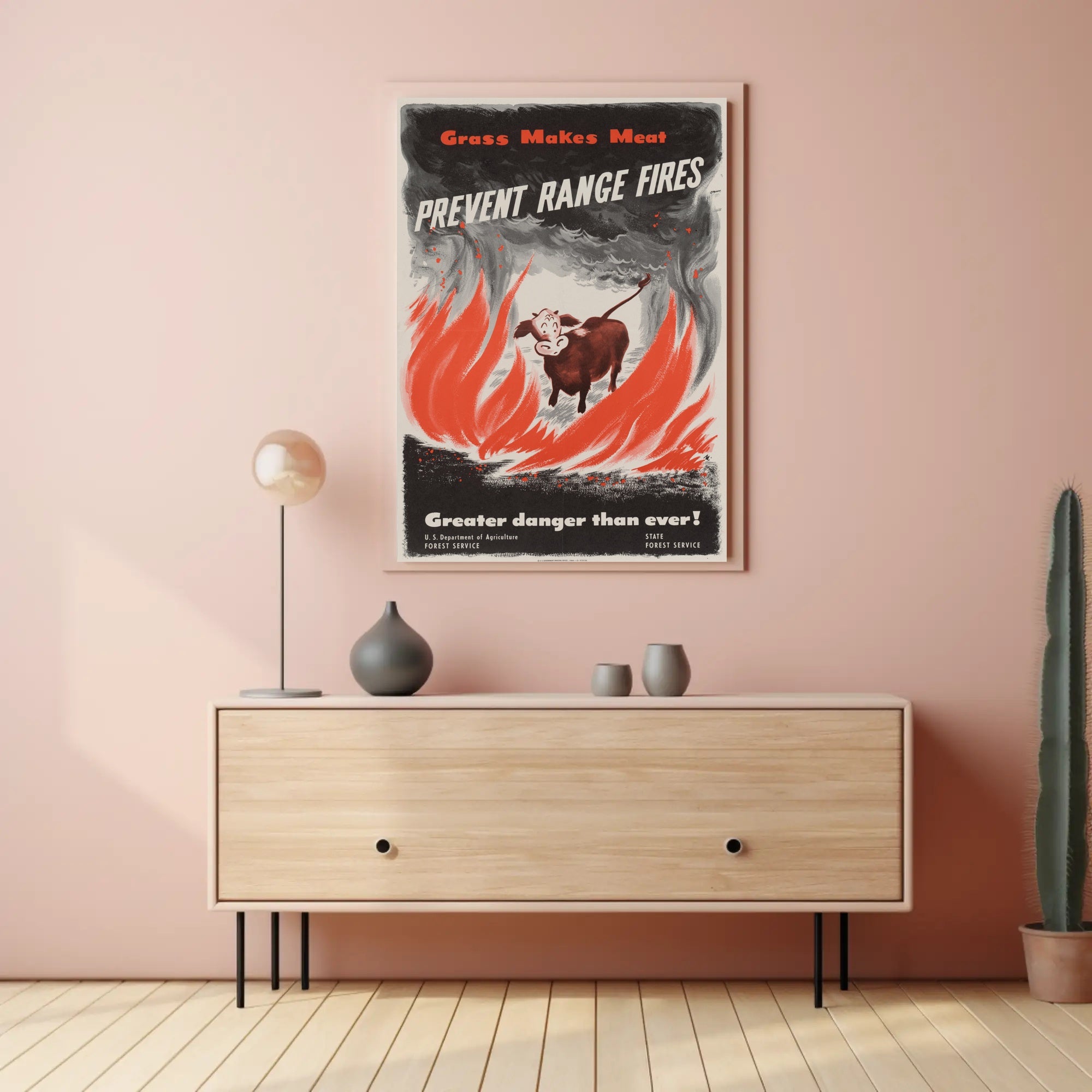 Prevent Range Fires Poster PosterGoat