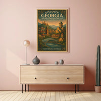 Discover Georgia A Journey Through Poster