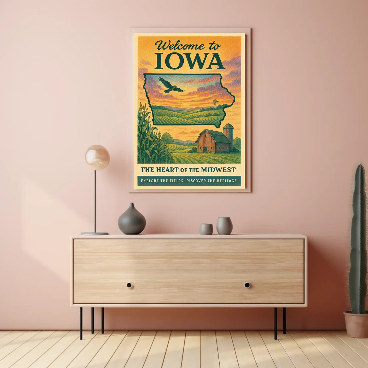 Welcome to Iowa Poster