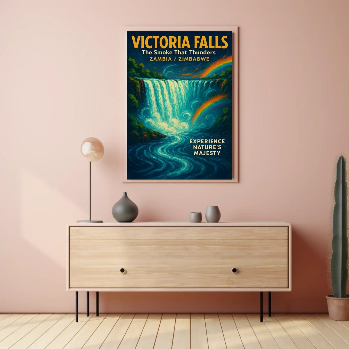 Victoria Falls The Smoke That Thunders Poster