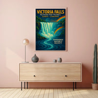 Victoria Falls The Smoke That Thunders Poster