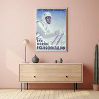 Den Norske Skijegerbataljon Recruitment Poster PosterGoat