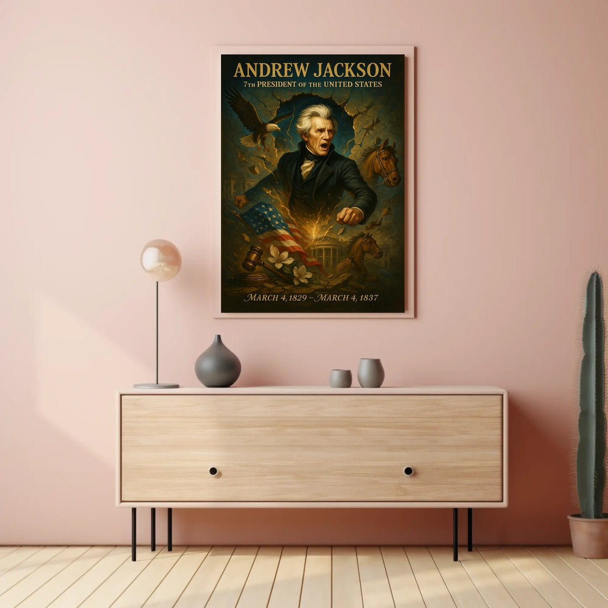 Andrew Jackson 7th President Poster