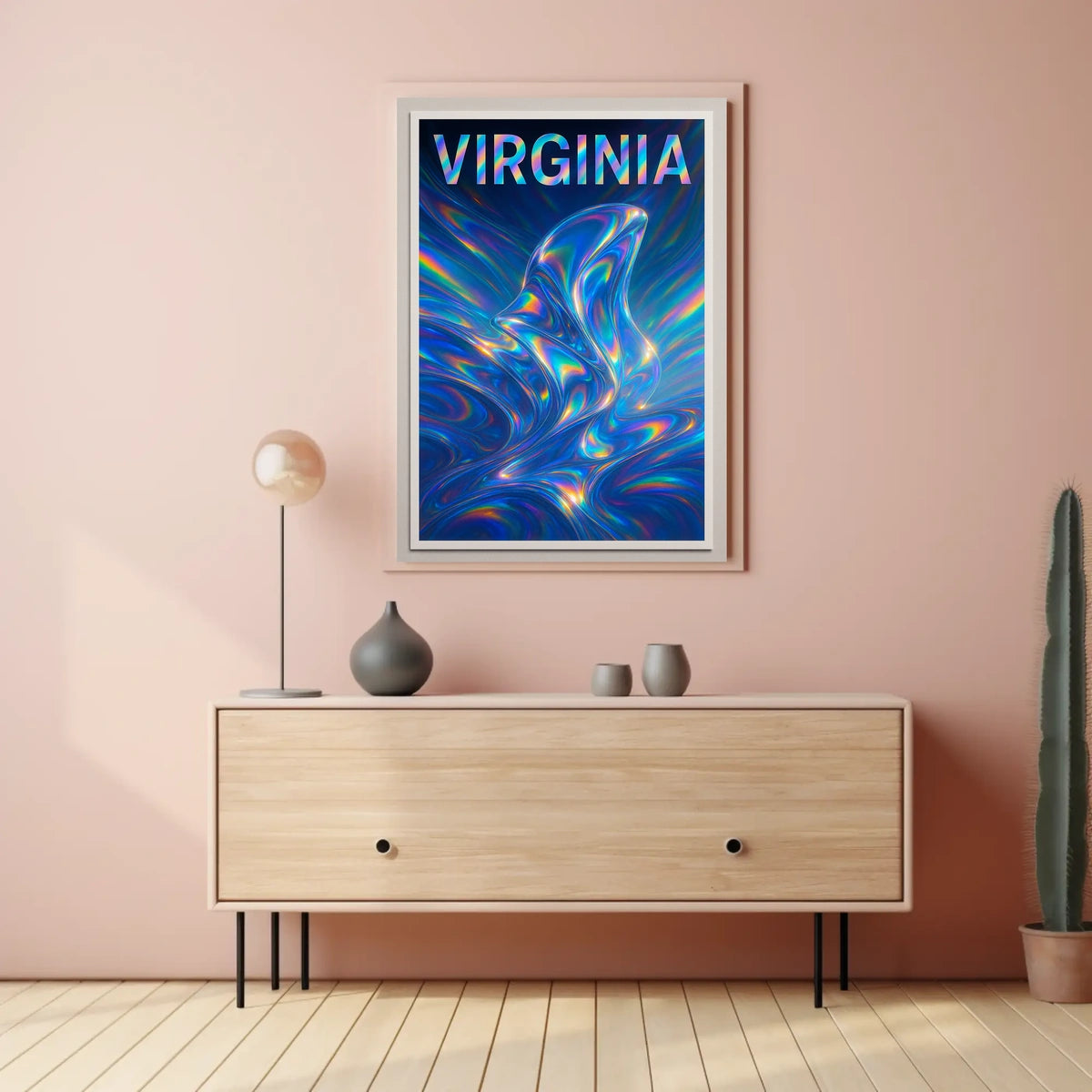 Virginia A Kaleidoscope Of Color Poster
