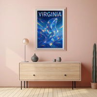 Virginia A Kaleidoscope Of Color Poster